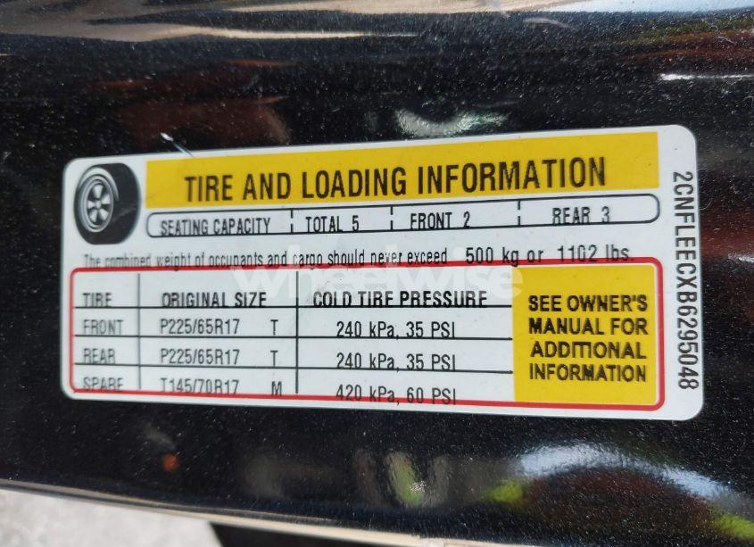 Photo 9 of 2011 Chevrolet Equinox 1LT (VIN 2CNFLEECXB6295048)