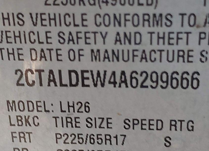 Photo 9 of 2010 Gmc Terrain SLE-2 (VIN 2CTALDEW4A6299666)