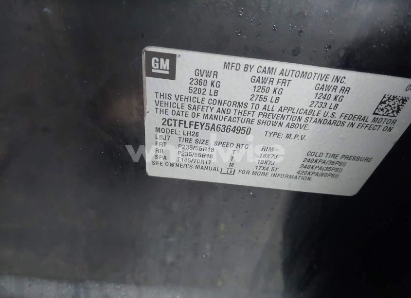 Photo 9 of 2010 Gmc Terrain SLT-1 (VIN 2CTFLFEY5A6364950)