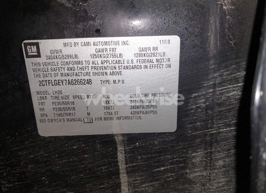 Photo 9 of 2010 Gmc Terrain SLT-1 (VIN 2CTFLGEY7A6266248)
