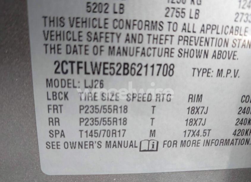 Photo 9 of 2011 Gmc Terrain SLT-2 (VIN 2CTFLWE52B6211708)