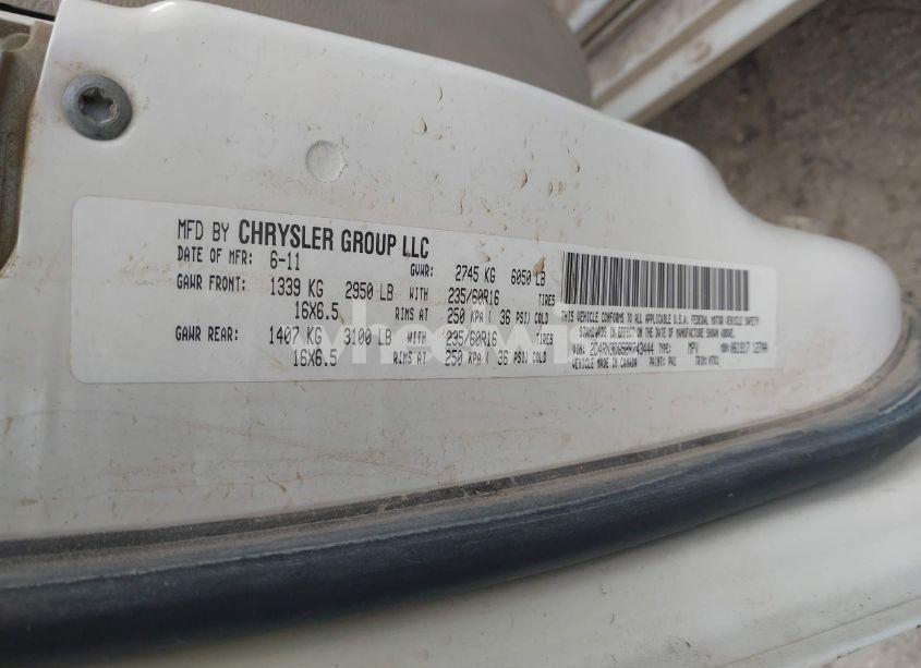 Photo 9 of 2011 Dodge Grand CARAVAN MAINSTREET (VIN 2D4RN3DG5BR743444)