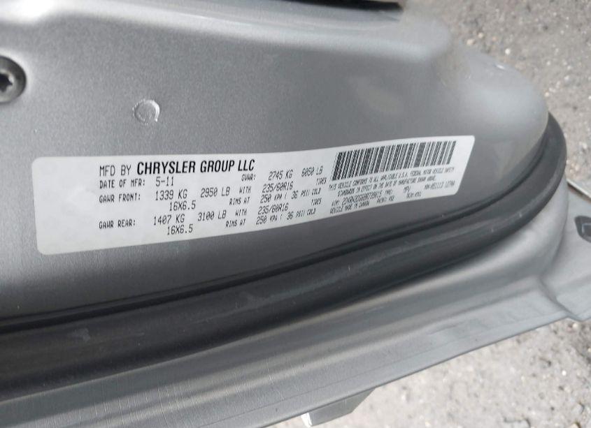 Photo 9 of 2011 Dodge Grand CARAVAN MAINSTREET (VIN 2D4RN3DG6BR739015)