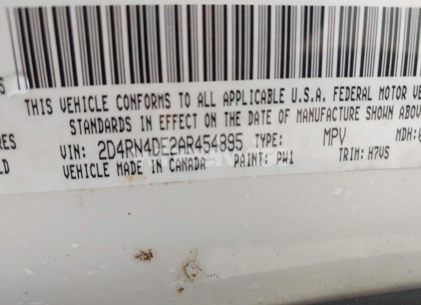 Photo 9 of 2010 Dodge Grand CARAVAN SE (VIN 2D4RN4DE2AR454895)