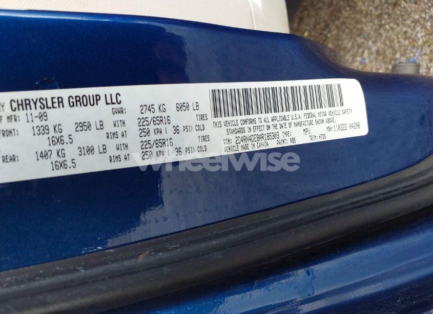 Photo 9 of 2010 Dodge Grand CARAVAN SE (VIN 2D4RN4DE8AR185303)