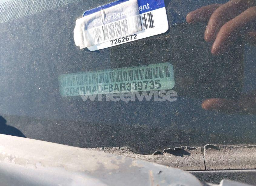 Photo 11 of 2010 Dodge Grand CARAVAN SE (VIN 2D4RN4DE8AR339735)