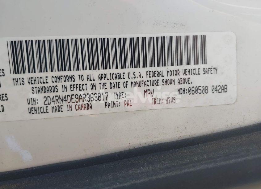 Photo 9 of 2010 Dodge Grand CARAVAN SE (VIN 2D4RN4DE9AR363817)