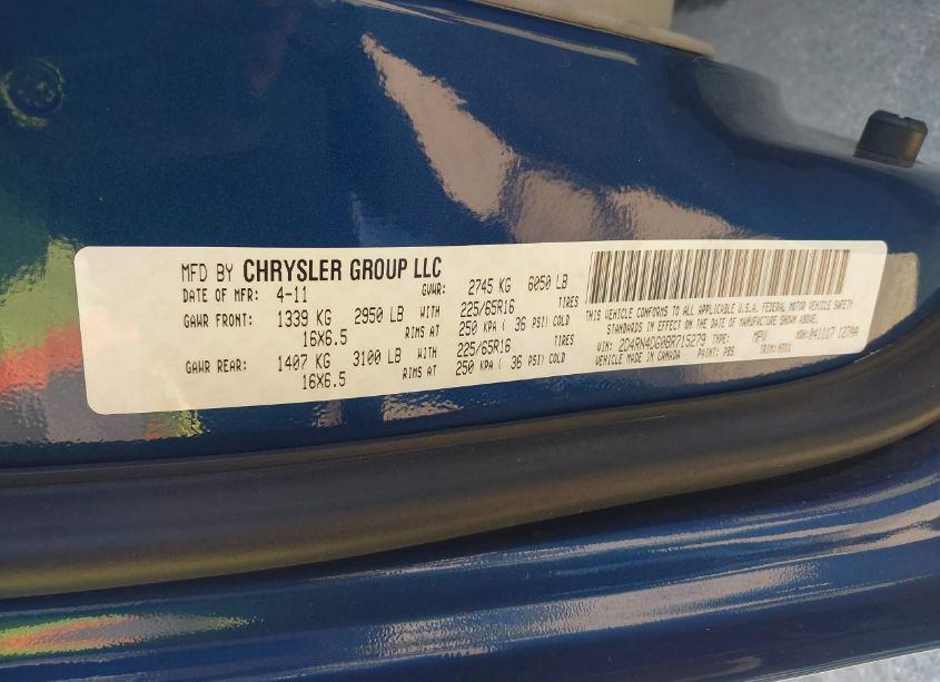 Photo 9 of 2011 Dodge Grand CARAVAN EXPRESS (VIN 2D4RN4DG0BR715279)