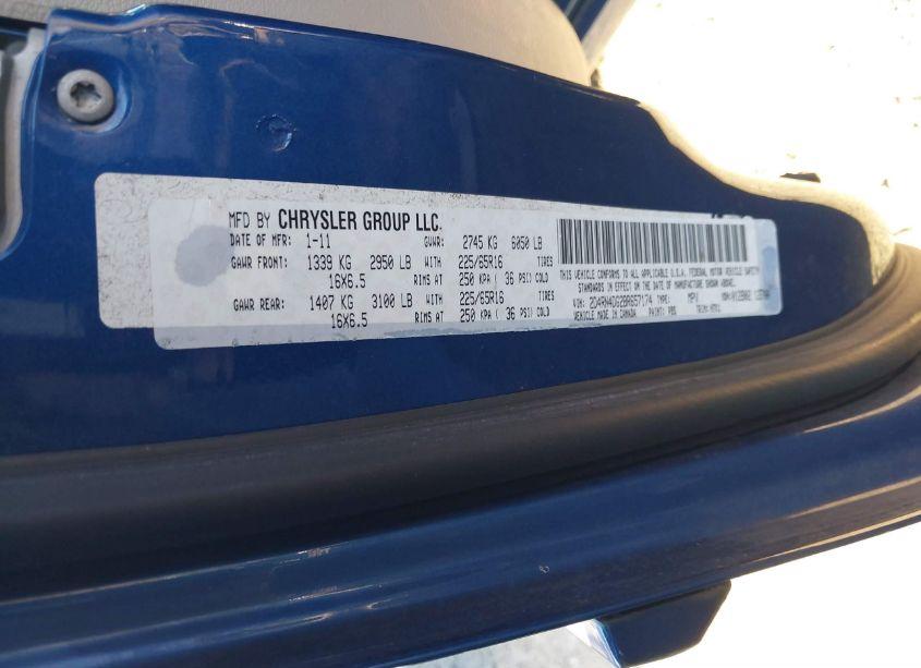 Photo 9 of 2011 Dodge Grand CARAVAN EXPRESS (VIN 2D4RN4DG2BR657174)