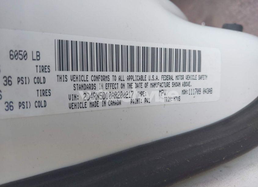 Photo 9 of 2010 Dodge Grand CARAVAN SXT (VIN 2D4RN5D10AR200217)