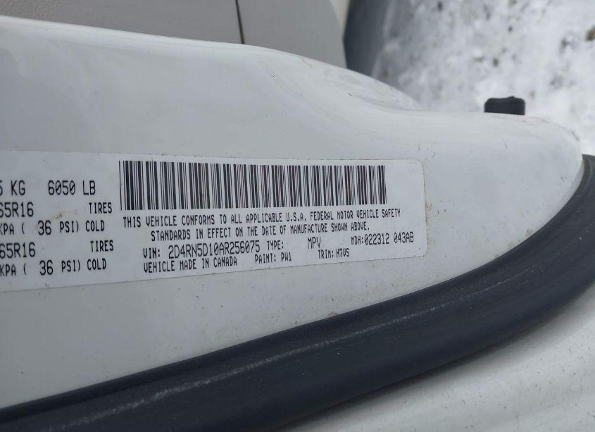 Photo 9 of 2010 Dodge Grand CARAVAN SXT (VIN 2D4RN5D10AR256075)