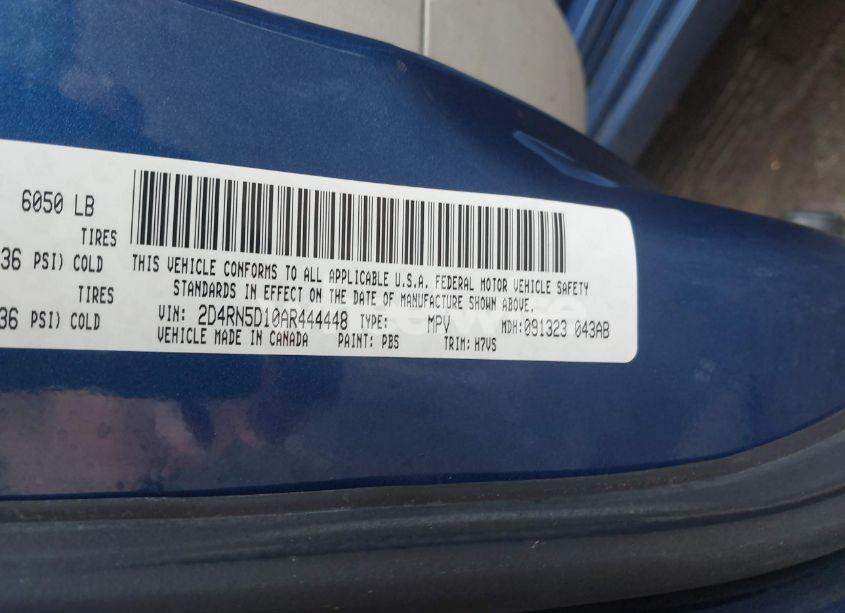 Photo 9 of 2010 Dodge Grand CARAVAN SXT (VIN 2D4RN5D10AR444448)