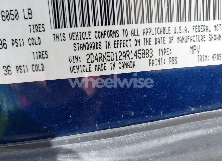 Photo 9 of 2010 Dodge Grand CARAVAN SXT (VIN 2D4RN5D12AR145883)