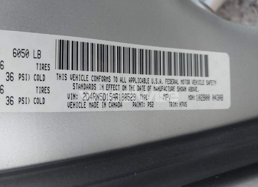 Photo 9 of 2010 Dodge Grand CARAVAN SXT (VIN 2D4RN5D15AR180529)