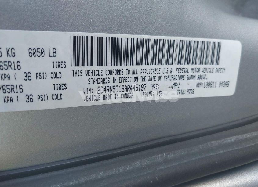 Photo 9 of 2010 Dodge Grand CARAVAN SXT (VIN 2D4RN5D16AR445197)
