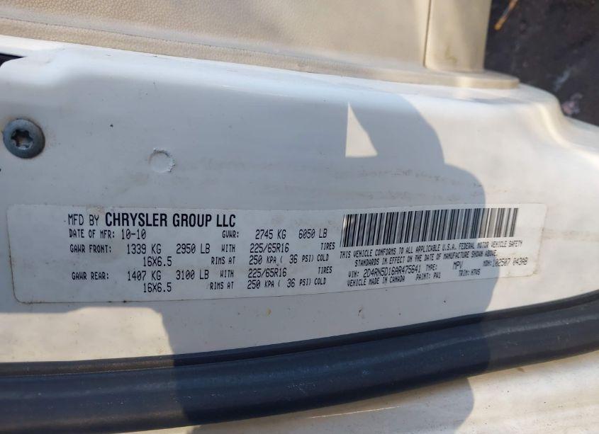 Photo 9 of 2010 Dodge Grand CARAVAN SXT (VIN 2D4RN5D16AR475641)