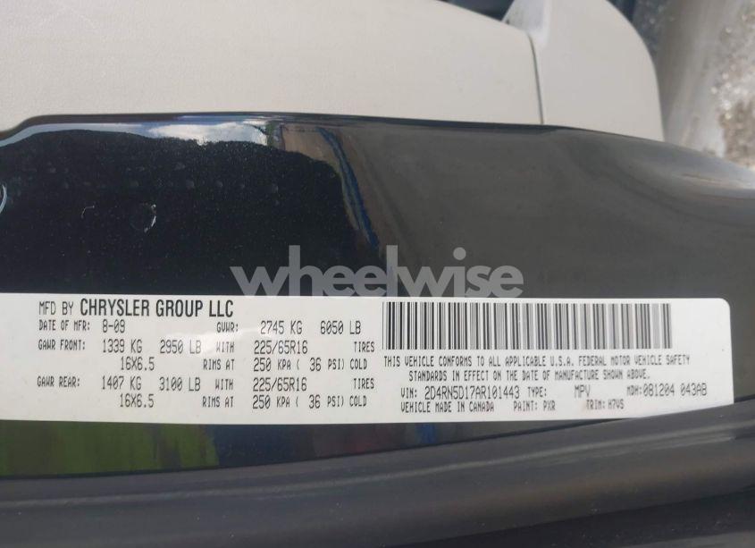 Photo 9 of 2010 Dodge Grand CARAVAN SXT (VIN 2D4RN5D17AR101443)