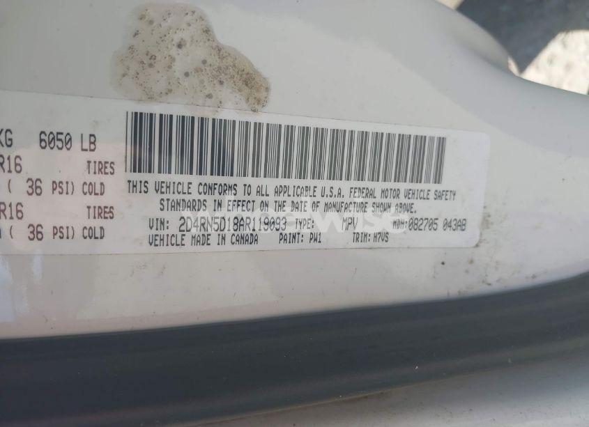 Photo 9 of 2010 Dodge Grand CARAVAN SXT (VIN 2D4RN5D18AR119093)