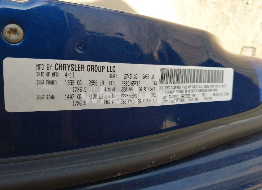 Photo 9 of 2011 Dodge Grand CARAVAN CREW (VIN 2D4RN5DG1BR672299)