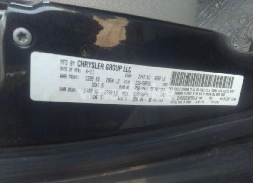 Photo 9 of 2011 Dodge Grand CARAVAN CREW (VIN 2D4RN5DG1BR700134)