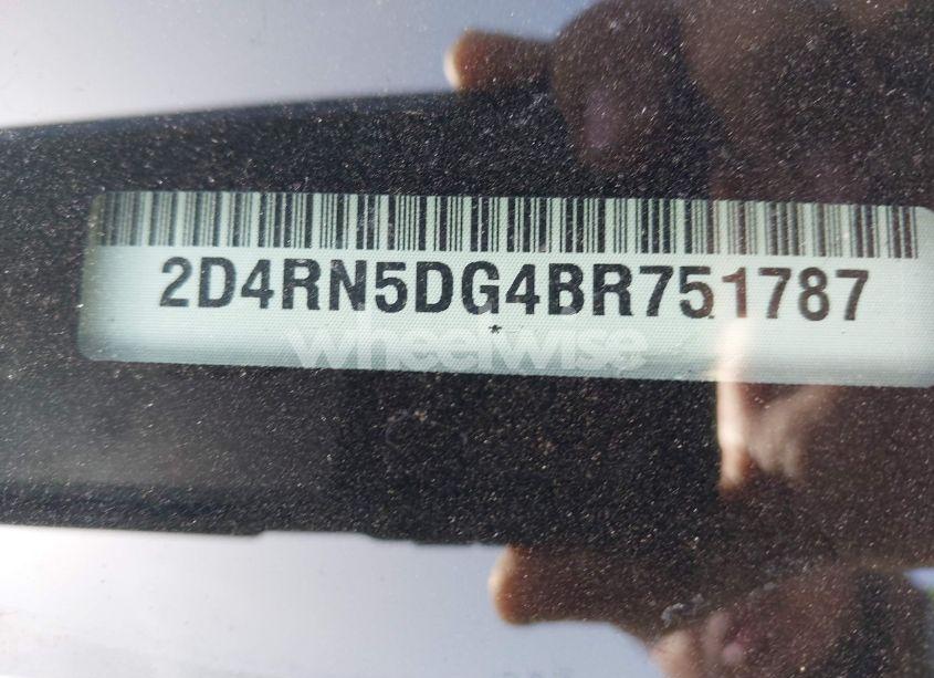 Photo 9 of 2011 Dodge Grand CARAVAN CREW (VIN 2D4RN5DG4BR751787)