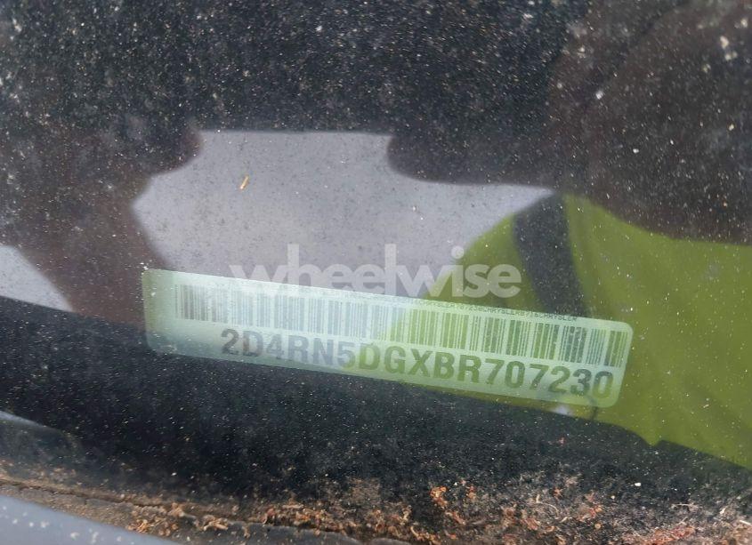 Photo 9 of 2011 Dodge Grand CARAVAN CREW (VIN 2D4RN5DGXBR707230)