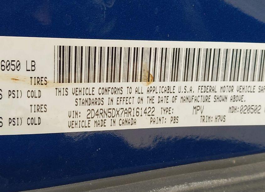 Photo 9 of 2010 Dodge Grand CARAVAN SXT (VIN 2D4RN5DX7AR161422)