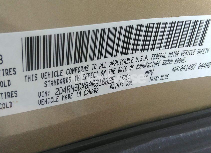 Photo 9 of 2010 Dodge Grand CARAVAN SXT (VIN 2D4RN5DX8AR316625)