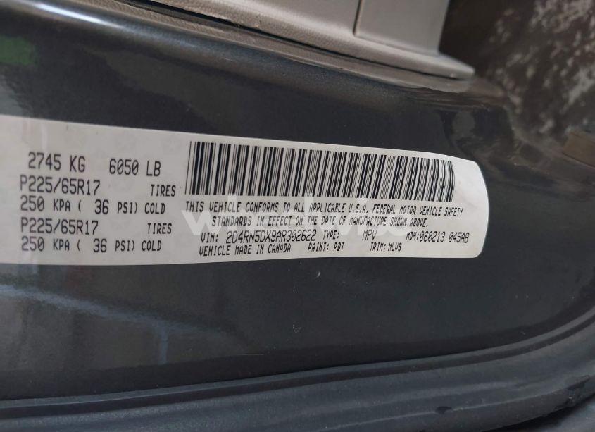 Photo 9 of 2010 Dodge Grand CARAVAN SXT (VIN 2D4RN5DX9AR302622)