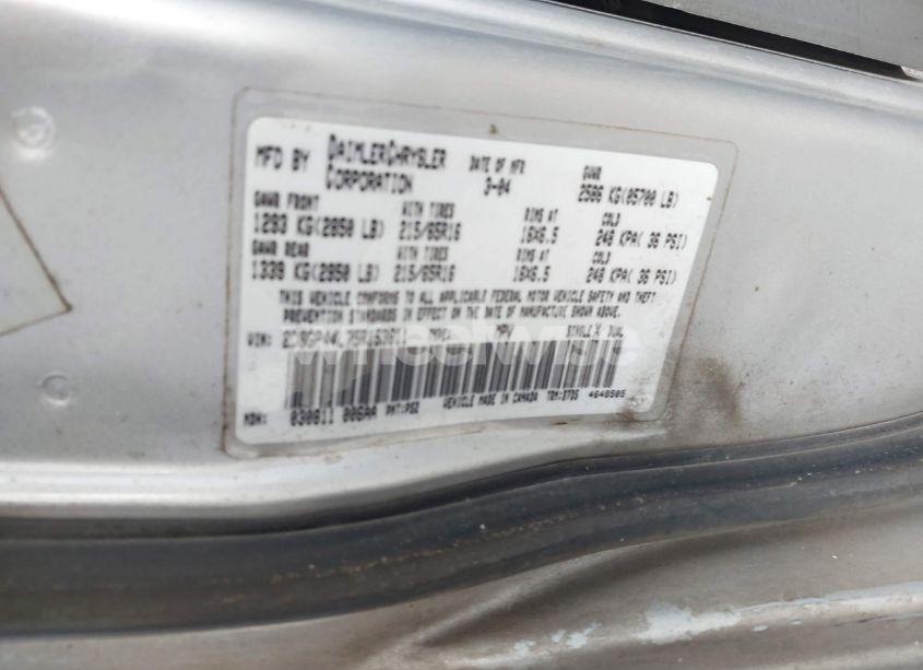 Photo 9 of 2005 Dodge Grand CARAVAN SXT (VIN 2D8GP44L75R153611)