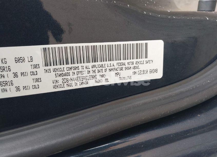 Photo 9 of 2009 Dodge Grand CARAVAN SE (VIN 2D8HN44E69R616906)