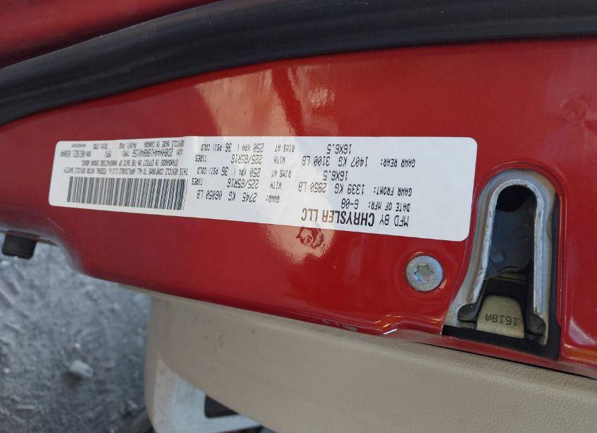 Photo 9 of 2008 Dodge Grand CARAVAN SE (VIN 2D8HN44H18R840156)