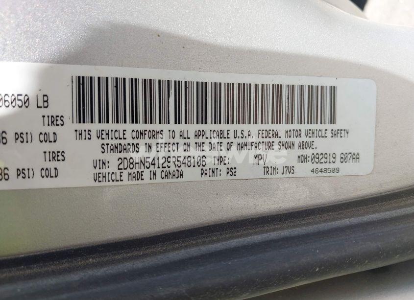 Photo 9 of 2009 Dodge Grand CARAVAN SXT (VIN 2D8HN54129R548106)