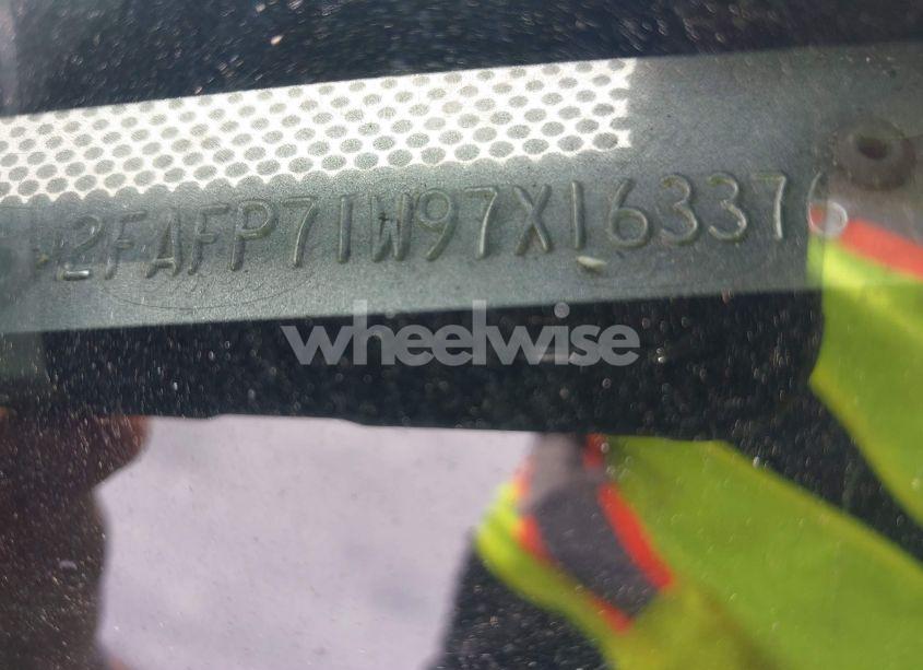 Photo 9 of 2007 Ford Crown VICTORIA POLICE/POLICE INTERCEPTOR (VIN 2FAFP71W97X163376)