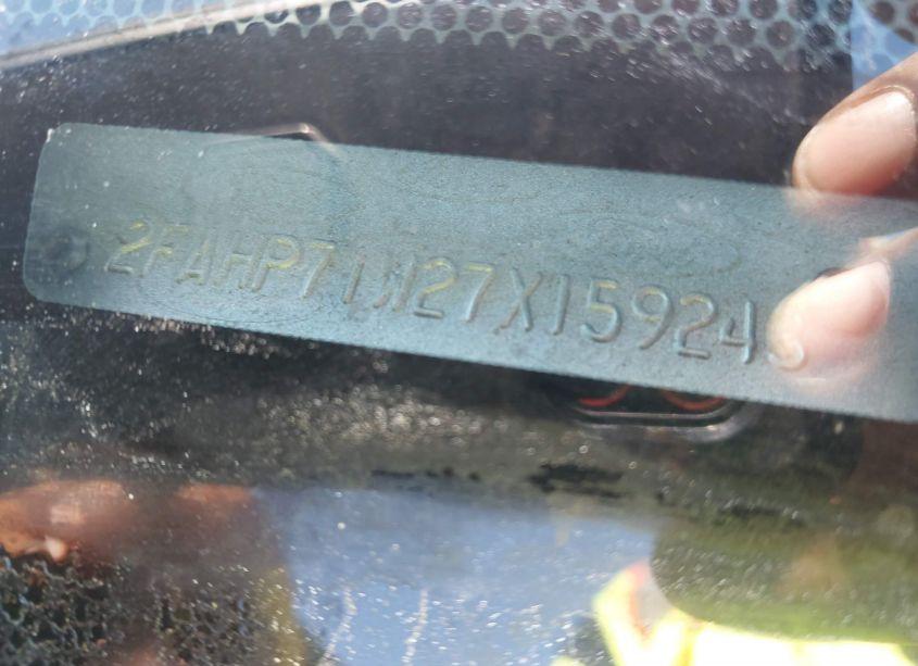 Photo 9 of 2007 Ford Crown VICTORIA POLICE/POLICE INTERCEPTOR (VIN 2FAHP71W27X159243)