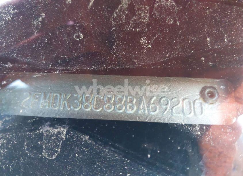 Photo 12 of 2008 Ford Edge SEL (VIN 2FMDK38C88BA69200)