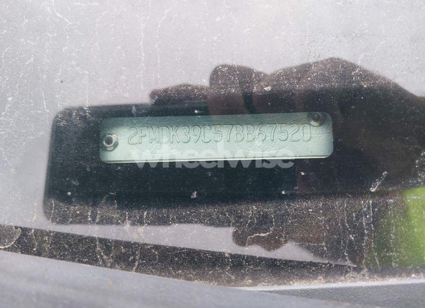 Photo 9 of 2007 Ford Edge SEL PLUS (VIN 2FMDK39C57BB67520)