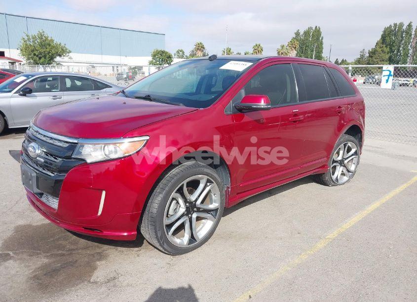 Photo 2 of 2014 Ford Edge SPORT (VIN 2FMDK3AK8EBA90819)