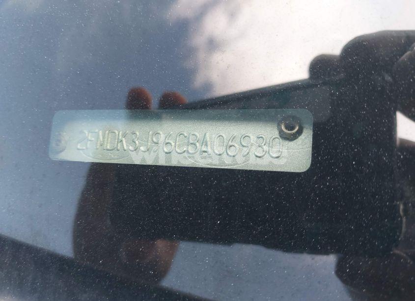 Photo 9 of 2012 Ford Edge SEL (VIN 2FMDK3J96CBA06930)