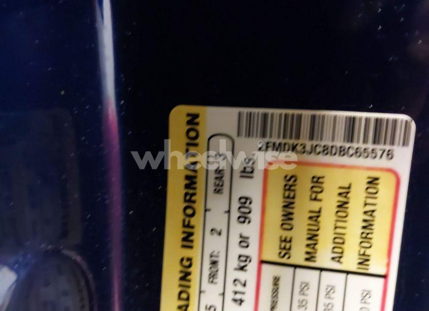 Photo 9 of 2013 Ford Edge SEL (VIN 2FMDK3JC8DBC65576)