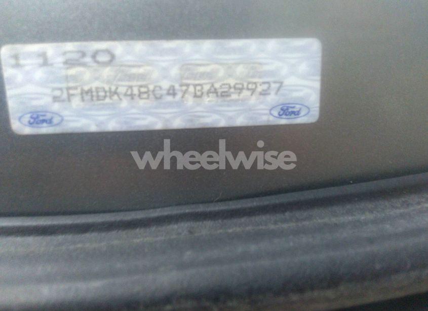 Photo 9 of 2007 Ford Edge SEL (VIN 2FMDK48C47BA29927)