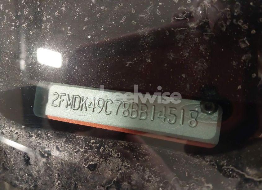 Photo 9 of 2008 Ford Edge LIMITED (VIN 2FMDK49C78BB14518)