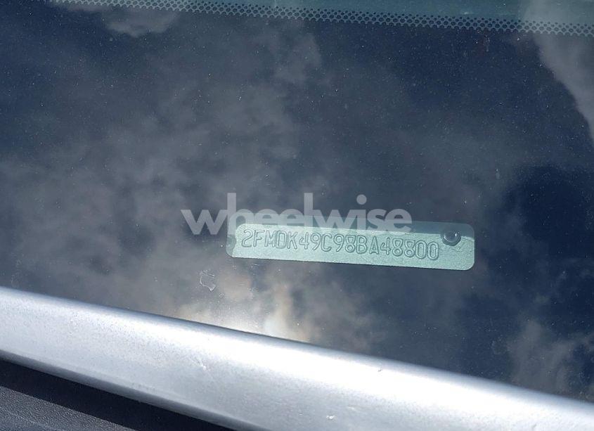 Photo 9 of 2008 Ford Edge LIMITED (VIN 2FMDK49C98BA48800)