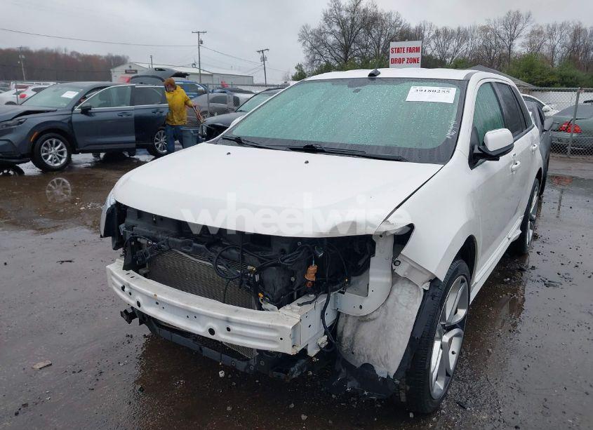 Photo 2 of 2014 Ford Edge SPORT (VIN 2FMDK4AKXEBB53330)