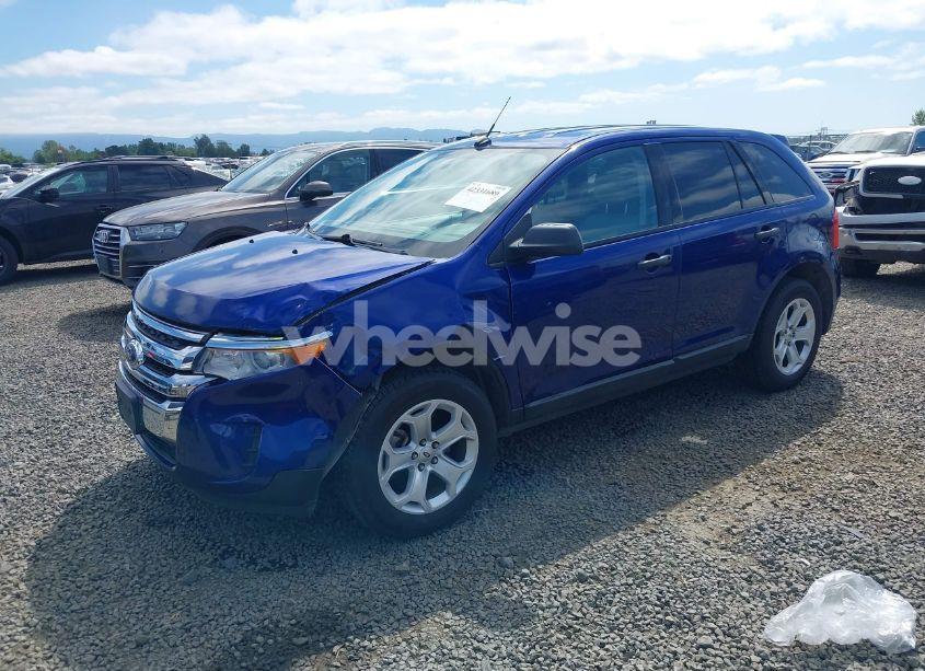 Photo 2 of 2013 Ford Edge SE (VIN 2FMDK4GC5DBA68782)