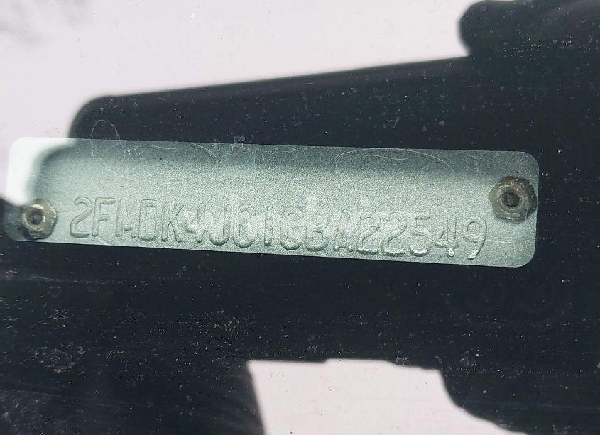 Photo 9 of 2012 Ford Edge SEL (VIN 2FMDK4JC1CBA22549)