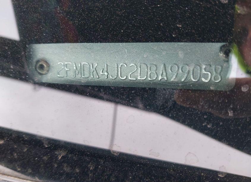 Photo 9 of 2013 Ford Edge SEL (VIN 2FMDK4JC2DBA99058)