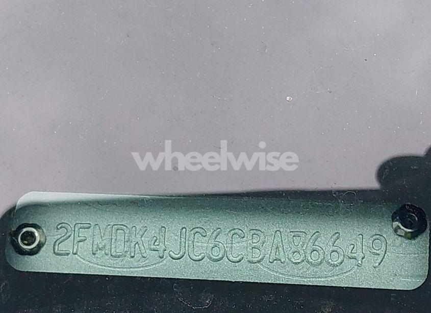 Photo 9 of 2012 Ford Edge SEL (VIN 2FMDK4JC6CBA86649)