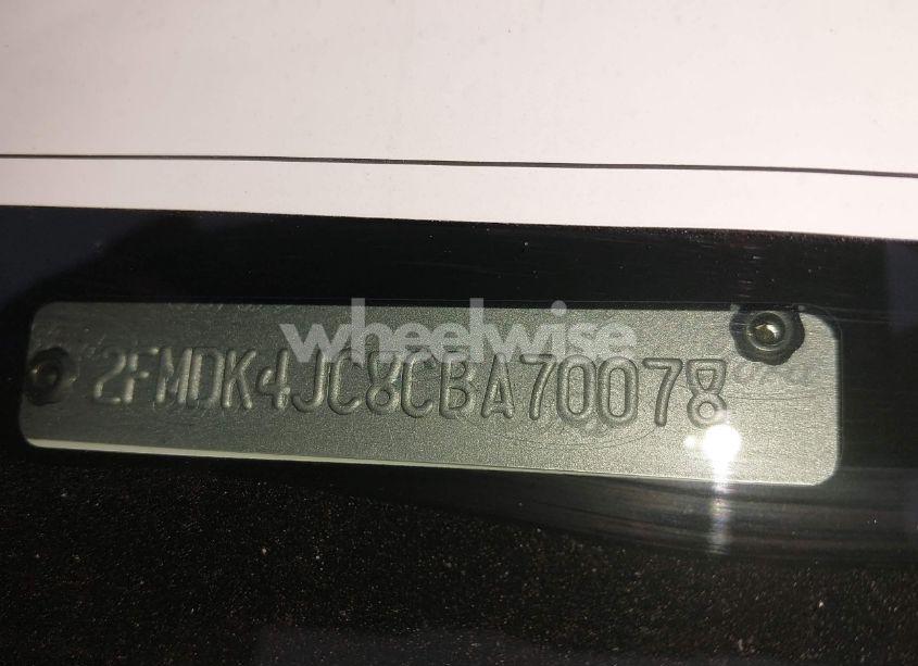 Photo 9 of 2012 Ford Edge SEL (VIN 2FMDK4JC8CBA70078)