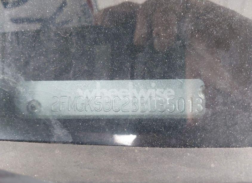 Photo 9 of 2011 Ford Flex SE (VIN 2FMGK5BC2BBD35013)